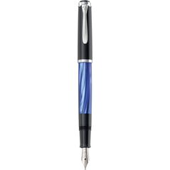 Pelikan Pelikan M205 στυλό διαρκείας Ενσωματωμένο σύστημα πλήρωσης Μαύρο, Μπλε, Μαρμάρινο χρώμα, Ασημί 1 τεμ.