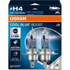 Cool OSRAM Λάμπες αυτοκινήτου COOL BLUE BOOST H4 100/90W 12V P43T 2τμχ