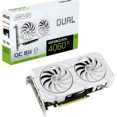 Karta graficzna Asus Dual GeForce RTX 4060 Ti EVO OC White 8GB GDDR6 (DUAL-RTX4060TI-O8G-EVO-WHITE)