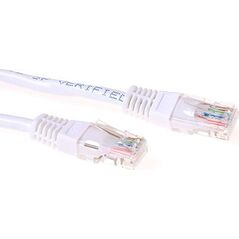 ACT White 15 meter U/UTP CAT6 patch cable with RJ45 connectors. Cat6 u/utp white 15.00m (IB9415)