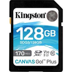 Karta Kingston Canvas Go! Plus SDXC 128 GB UHS-I/U3 V30 (SDR2/32GB)