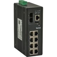 Barox LT-L802GBTME łącza sieciowe Zarządzany L3 Gigabit Ethernet (10/100/1000) Czarny