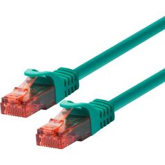 LOGON TCU66U250G kabel sieciowy Zielony 25 m Cat6 U/UTP (UTP)
