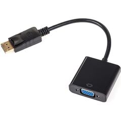 Adapter AV LechPol HDMI - D-Sub (VGA) + Jack 3.5mm czarny (KOM0843)