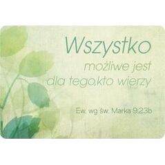 Szaron Magnes na lodówkę - Wszystko jest możliwe