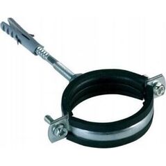 Niczuk Obejma pojedyncza DUO z izolacją 1 1/2" BK (46-51)