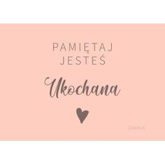Szaron Magnes na lodówkę - Pamiętaj jesteś Ukochana róż