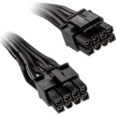 SilverStone ATX/EPS 8-pin - ATX/EPS 8-pin, 0.35m, Μαύρο (SST-PP06BE-EPS35)