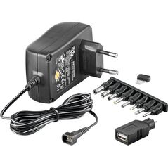 MicroConnect 3-12V Univ. Power Supply (PETRAVEL30)