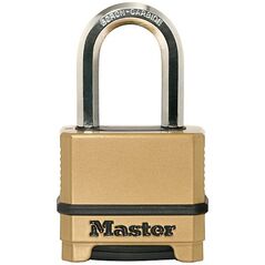 MasterLock Kłódka Excell 50mm cynkowana na szyfr BOR/OCT 9mm (M175EURDLF)