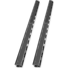 Κάθετος Οργανωτής Καλωδίων Digitus (κανάλι) 42U 1865x93x82mm, μαύρο, σετ 2 τεμαχίων, σειρά Hyper Pro