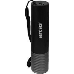 Φακός χειρός 3W, επαναφορτιζόμενος USB-C, μαύρος, ARCAS