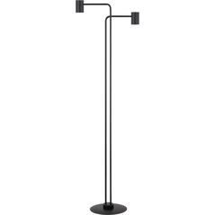 Lampa podłogowa Sigma 2-punktowa lampa stojąca Luis podłogowa do salonu czarna
