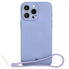 Bizon Case Silicone Magnetic Apple iPhone 16 Pro grey
