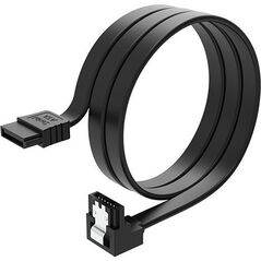 Akasa SATA - SATA, 0.5m, Μαύρο (AK-CBSA09-05BK)