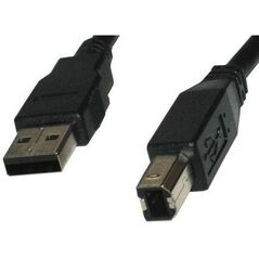 Kabel USB Cabletech USB-A - micro-B 5 m Czarny (KPO2784-5)