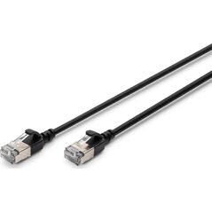 Digitus CAT 6A klasa Ea, F/FTP, skrętka patch, Cu, LSZH, AWG 32/7, długość: 1,5 m, czarny