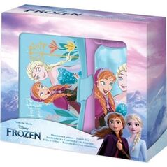 Zestaw Bidon aluminiowy + śniadaniówka Kraina Lodu. Frozen FR50009 Kids Euroswan