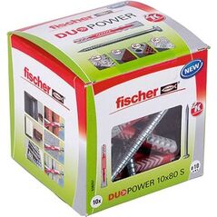 Fischer Kołek uniwersalny z wkrętem krzyżowym 10 x 80mm 10szt. (538257)