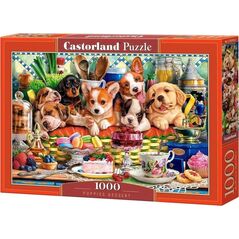 Puzzle 1000 Puppies Dessert CASTOR