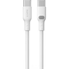 Kabel Havit Typ C-Typ C CB6280 (biały| 100cm)