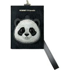 Nimmy portfel na karty czarny/black Big Eyed Pet 2.0 Cat