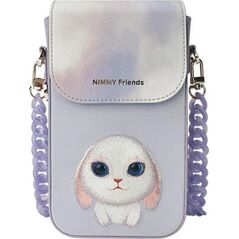 Nimmy torebka na telefon fioletowy/purple Big Eyed Pet 2.0 Rabbit