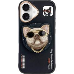 Etui Nimmy Glasses Cool Dog MagSafe do iPhone 16 czarny