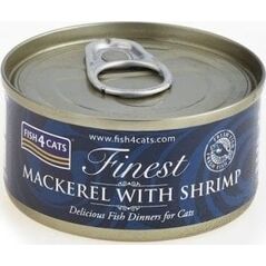 Fish4Cats Finest Makrela z Krewetkami 70g