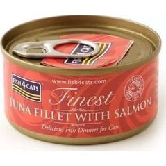 Fish4Cats Finest filet z Tuńczyka z Łososiem 70g