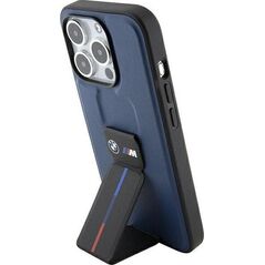 BMW BMW BMHCP15LGSPBIV iPhone 15 Pro 6.1" granatowy/navy hardcase M Grip Stand Bicolor NoSize