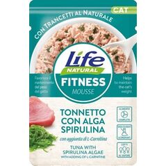 LIFE CAT sasz.70g FITNESS TUNA +          SPIRULINA ALGAE /30
