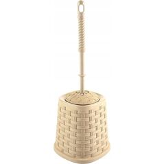 Szczotka WC RATTAN -beż 147x147x400