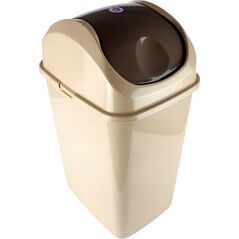 Pojemnik uchylny SLIM 5 l - beżowy 185x150x280 mm