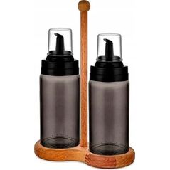 KPL. POJEMNIKÓW OLIWA & OCET 2x 245 ml. EXCLUSIVE BLACK PEARL