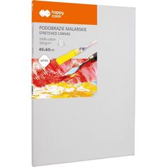 Podobrazie malarskie bawełniane 40X60cm, płótno 330gsm, Happy color