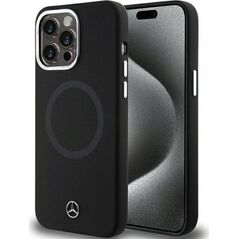 Mercedes MEHMP15L23SCMK iPhone 15 Pro 6.1" czarny/black hardcase Silicone Bicolor MagSafe