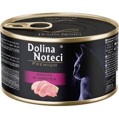 Mokra karma dla kota bogata w indyka Dolina Noteci Premium 185 g