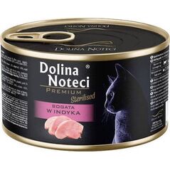Mokra karma dla kota po sterylizacji bogata w indyka Dolina Noteci Premium 185 g