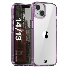 Bizon Case Halo for Apple iPhone 14 / 13 transparent-purple