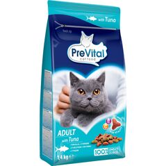 PREVITAL ξηρά τροφή για γάτες με τόνο 1,4kg