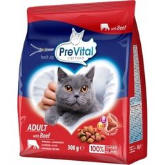 PREVITAL βοδινό ξηρά τροφή για γάτες 300g