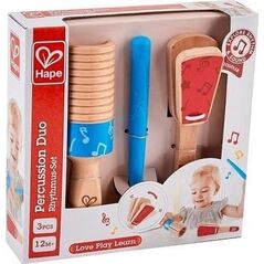 Hape Zestaw rytmiczny czerwony dla dzieci uniw