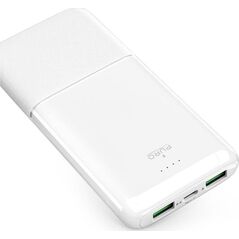 Φορητός φορτιστής Puro DAILY 10 PLUS 10000mAh 2x USBA / 1x USB-C 22.5W - λευκός
