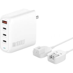 Ładowarka sieciowa 4smarts Flex Pro 100W 3xUSB-C + 1xUSB-A Travel Edition biała