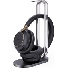 Yealink BH76 Plus + Charging Stand Teams USB-C/A Zestaw słuchawkowy Bezprzewodowy Opaska na głowę Połączenia/muzyka USB Type-C / USB Type-A Bluetooth Podstawka do ładowania Czarny