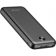 SWISSTEN, Powerbank, WORX, Li-Pol, 5/9/12V, για τη φόρτιση τηλεφώνων και άλλων συσκευών, 22013949, 10000mAh, μαύρη