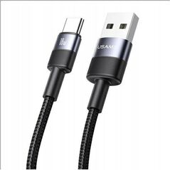 Καλώδιο USAMS USB-A σε USB-C 3A 1,2m Καλώδιο Δεδομένων από Κράμα Αλουμινίου Σειρά SY SJ718USB01 (US-SJ718)
