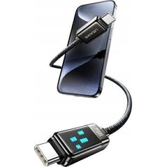 Καλώδιο USB-C σε USB-C 100W 1.2m USAMS Καλώδιο Γρήγορης Φόρτισης Δεδομένων Κράμα Ψευδαργύρου Σειρά Meteor SJ744USB02 (US-SJ744)