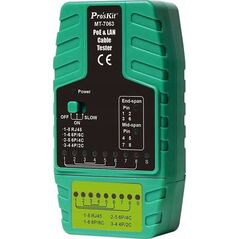 PoE και LAN καλωδίων δικτύου tester, RJ11/RJ12/RJ45, Pros'sKIt